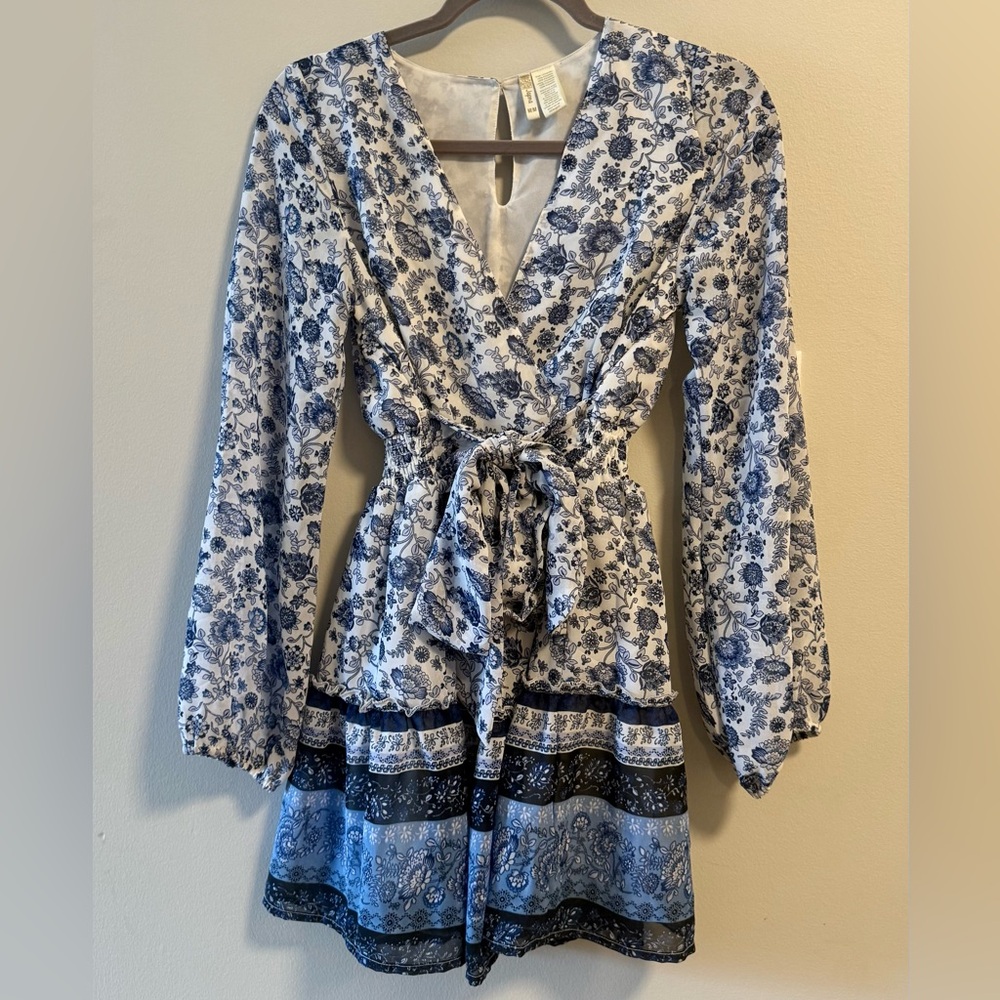 Japna Blue Floral Dress